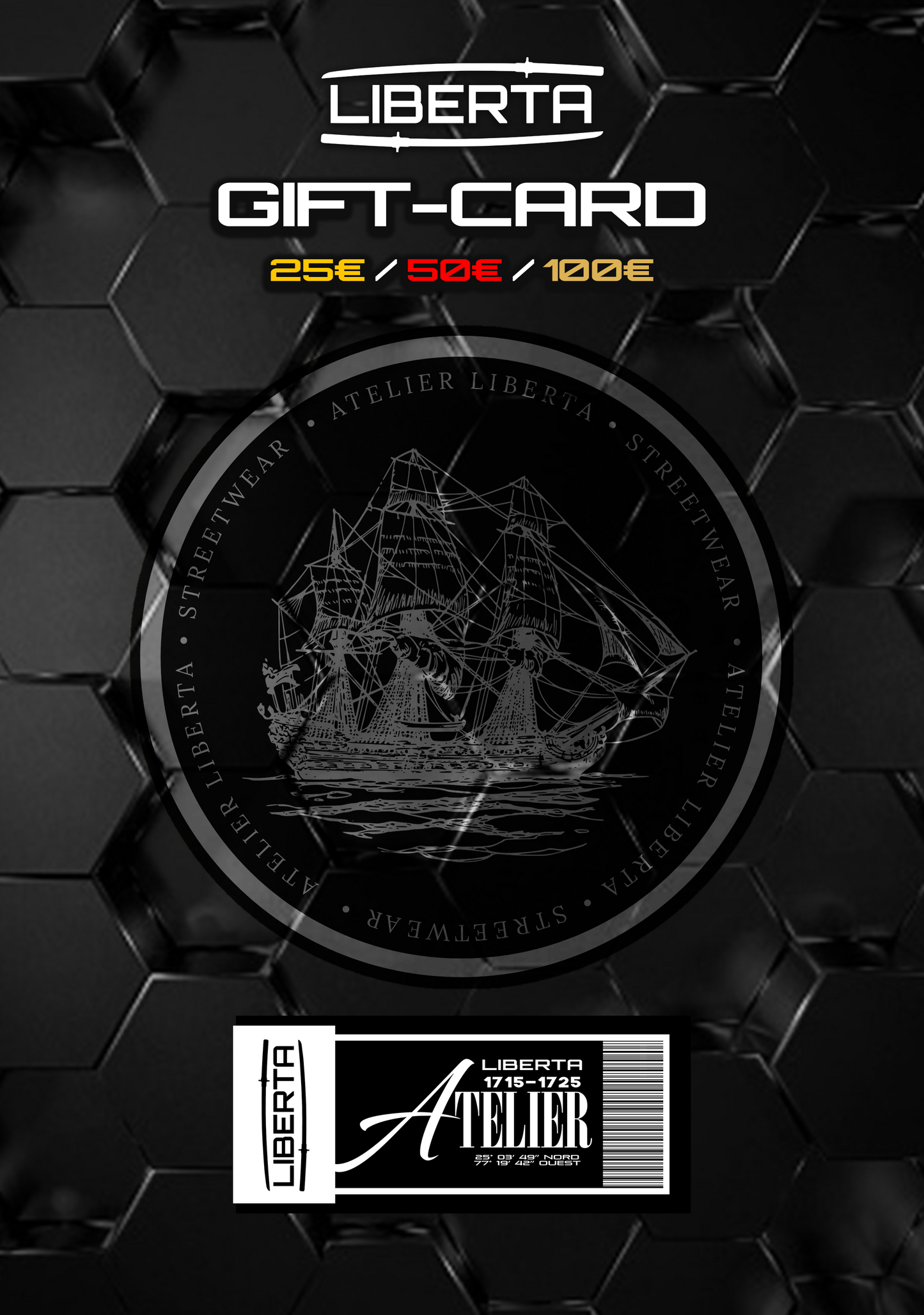 CARTE CADEAU LIBERTA