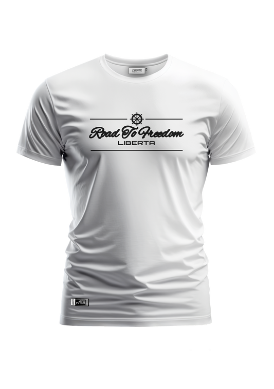 T-SHIRT | ROAD TO FREEDOM BLANC | V.3